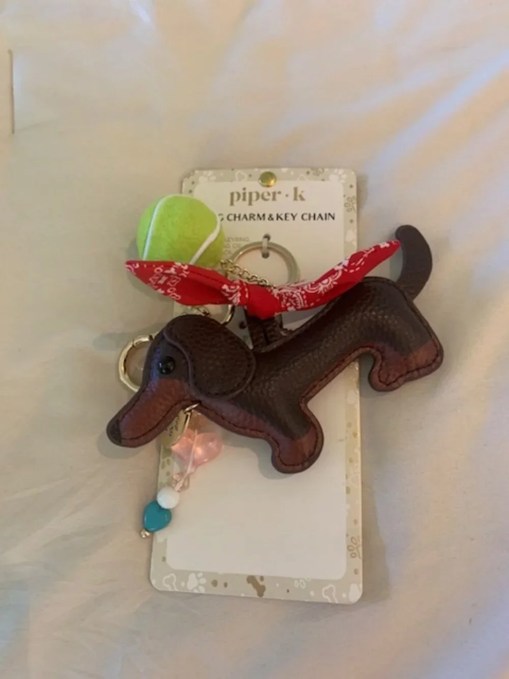 Piper K Dachshund Bag Charm/Keychain